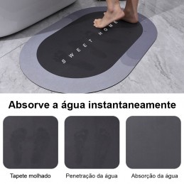 Os tapetes convencionais deixam o chão todo molhado, mas com este tapete super absorvente, diga adeus de vez à acumulação de água e à formação de manchas.
