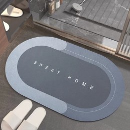 Os tapetes convencionais deixam o chão todo molhado, mas com este tapete super absorvente, diga adeus de vez à acumulação de água e à formação de manchas.